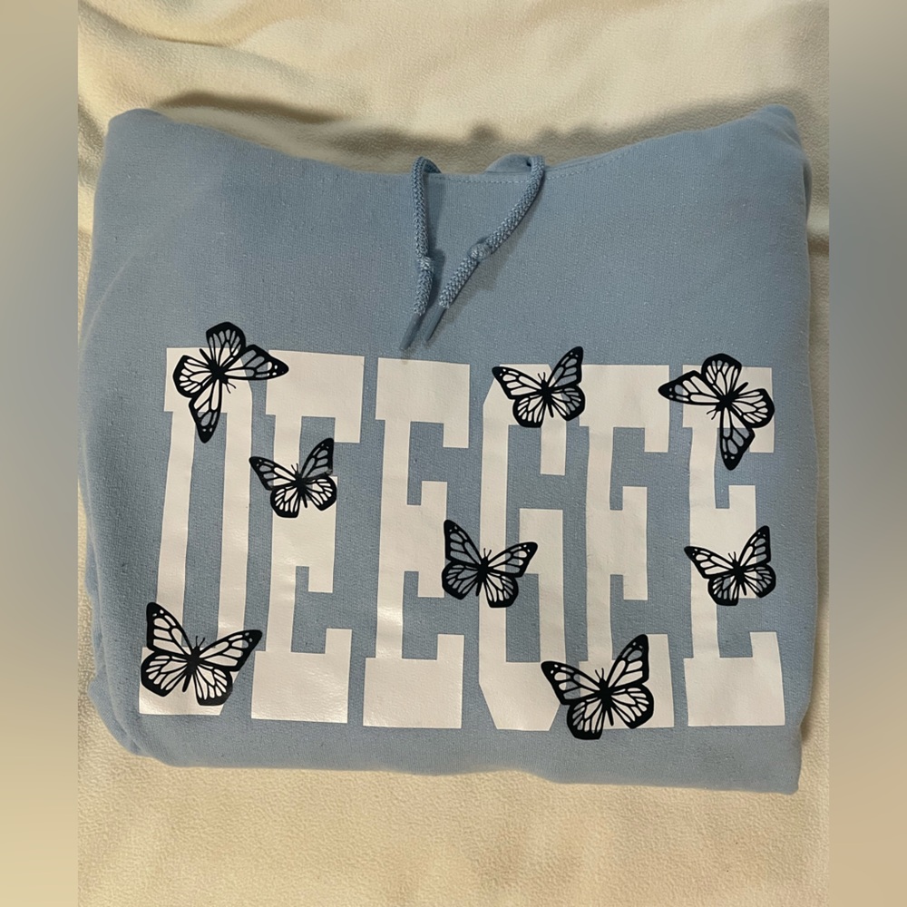 Delta Gamme (Dee Gee) blue hoodie